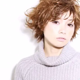 ショート カラー 縮毛矯正/髪質改善 /ブリーチ/東陽町✨のヘアスタイル