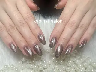 ネイル kao nail マグネット/長さだしのネイルデザイン