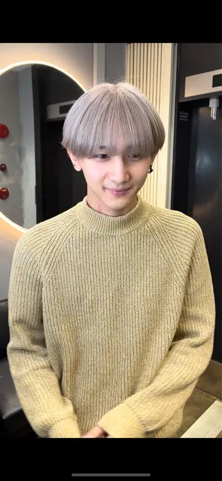 カラー dao/ミルクティー /ブラウン/ブロンドのヘアスタイル