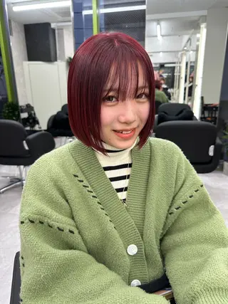 ショート カラー 似合わせスタイル 岡田勇哉のヘアスタイル