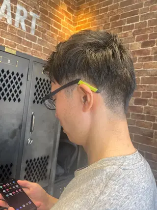 ショート カラー パーマ メンズ キッズ ネイル マツエク・マツパ アイブロウ times salon名駅所属・久木原 ゆりのヘアスタイル