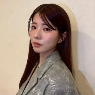 ロング カラー 顔まわり/オフィス カラー/青栁優🔆のヘアスタイル