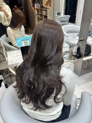 ロング MOMOHA/ 🍑レイヤーカットのヘアスタイル