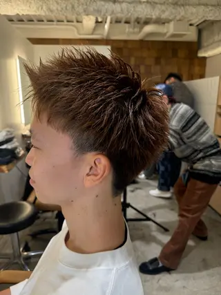 ショート メンズ 銀座骨格診断似合わせ 美容師中島年紀のヘアスタイル