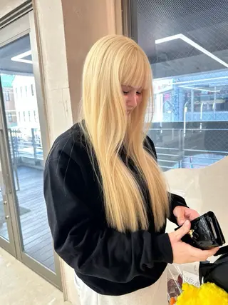 ロング カラー XELM/ハイトーン /高崎/RUIのヘアスタイル