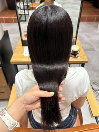 ロング 暖色🍇/透明感/ 髪質改善/YUIKOのヘアスタイル