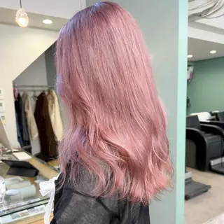 セミロング ハイトーン/ MANA♡のヘアスタイル