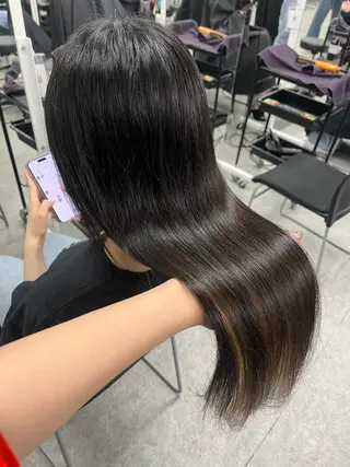 ロング カラー 大人上品ベージュ 🎀HARUNAのヘアスタイル