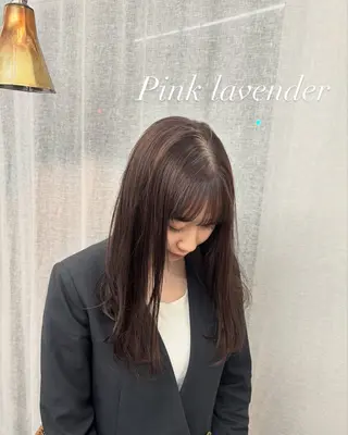 ロング カラー ヤマザキ アヤメ 【シベルバレー横浜】のヘアスタイル