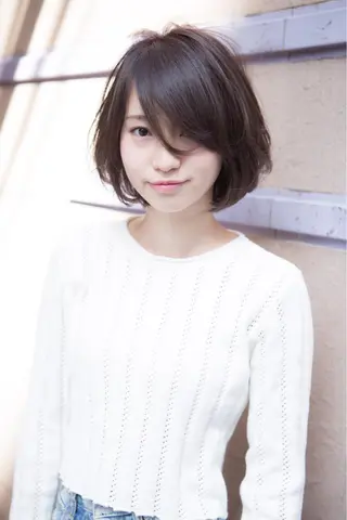 ミディアム 角 大輔のヘアスタイル