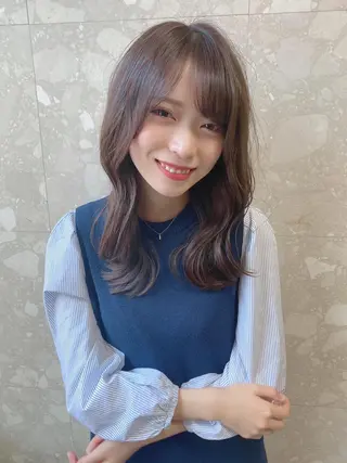 ロング カラー 個室サロンLOUIMADNA栄店所属・髪質改善美容師 個室サロン白金厚哉のヘアスタイル