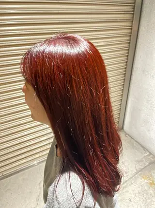 ロング カラー three所属・🦄今西 利音🦄のヘアスタイル