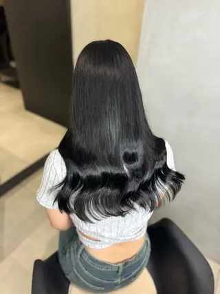 ロング カラー 大阪 梅田/ ハイトーン/エクステのヘアスタイル