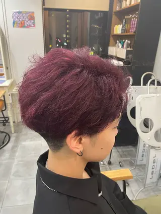 カラー メンズ ❄️中野侑香❄️ ハイライト/ブリーチのヘアスタイル