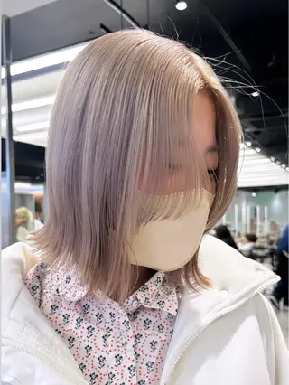 ミディアム カラー メンズ/ボブ/パーマ /くるみのマツエク・マツパデザイン