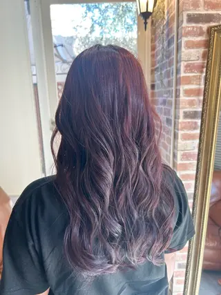 ロング カラー 三 浦のヘアスタイル