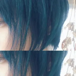 ショート カラー パーマ ヘアアレンジ 推し活専用 【派手髪】飯野ゆかりのヘアスタイル