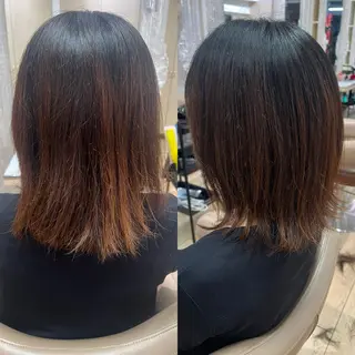 ミディアム 高橋 香奈のヘアスタイル