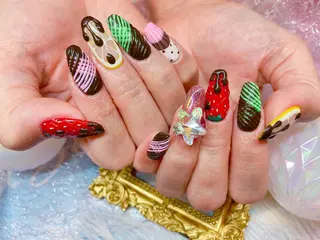 ネイル 長さだし専門店 M2 rikaのネイルデザイン