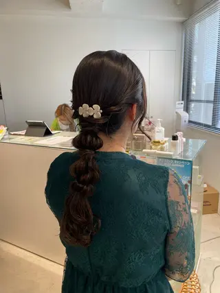 ロング ヘアアレンジ loely 💞miyuのヘアスタイル