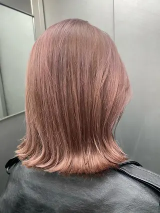 ミディアム カラー アオイ🩵暖色 /まろやかカラーのヘアスタイル