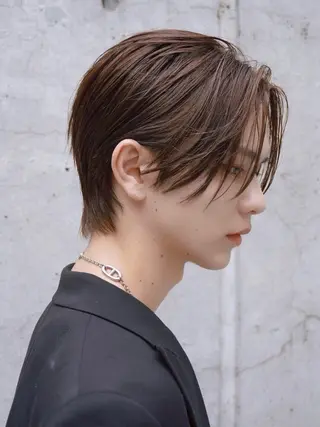 カラー メンズ 小川 優のヘアスタイル
