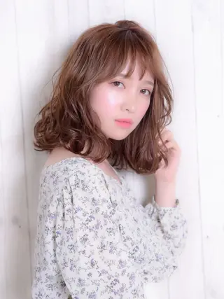 ミディアム 渡邊 拓也のヘアスタイル