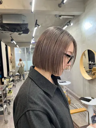 ショート カラー SALT WATER所属・🫐 𝐌𝐚𝐨 🫐似合わせcutのヘアスタイル