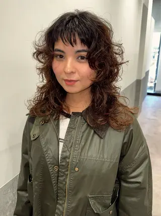 ミディアム パーマ センスをお届けします 大谷将生infpのヘアスタイル