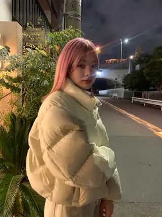 カラー スパイラルパーマ 🌐hina⭐️のヘアスタイル