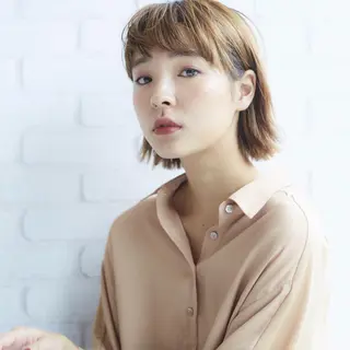ショート ミディアム THE DAY所属・AKI HASHIMOTOのヘアスタイル