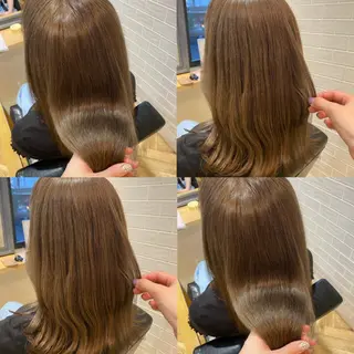 ロング カラー 艶カラー/韓国顔周り 🎀mamiのヘアスタイル