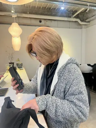 ショート カラー HEW所属・Sanaダブルカラー ✨️パルコ徒歩1分のヘアスタイル