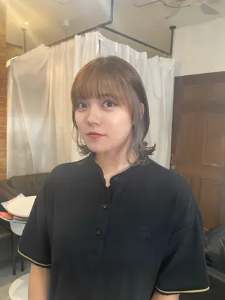 ショート カラー 顔周りカット 🎀サヤカ🎀のヘアスタイル