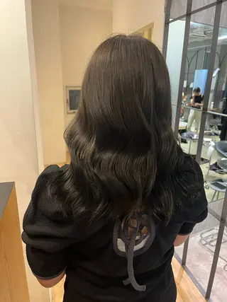 セミロング カラー 森山 葵 ショート×メンズのヘアスタイル