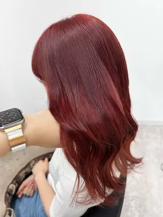 セミロング anB ハルカのヘアスタイル