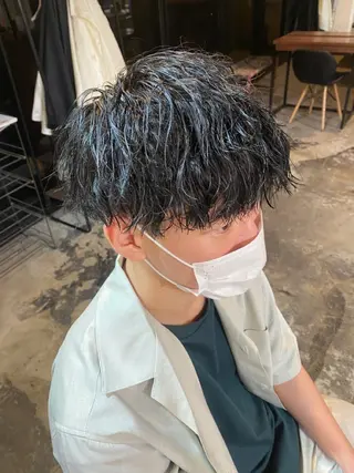 ショート パーマ メンズ 🔹YUTA🔹 メンズパーマのヘアスタイル