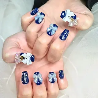 ネイル 門戸厄神プライベートサロンulunail所属・ulunail mikaのネイルデザイン