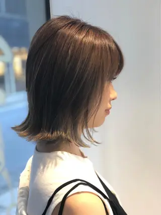 ミディアム カラー 柏サニーズ✂︎クセ毛 ◎ショート◎正樹のヘアスタイル