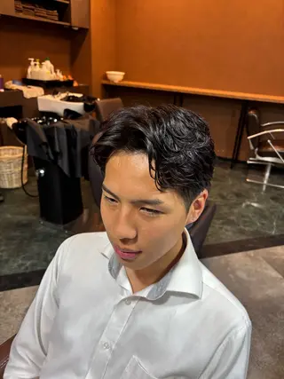 ショート パーマ growth天神所属・彌永 燈亜のヘアスタイル