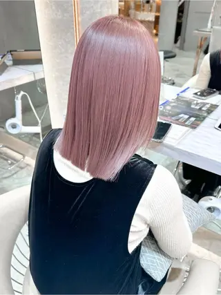 ミディアム 縮毛矯正/韓国ヘア /レイヤー🎀ミズキのヘアスタイル