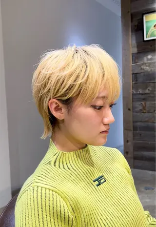 ショート FERiCIA所属・ウルフカット/ 今川尚睦のヘアスタイル