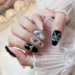 ネイル 23時まで❤︎韓国、 ワンホンネイルのネイルデザイン