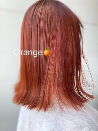 ミディアム カラー Ray 浜線店 かなえみゆうのヘアスタイル