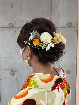 ロング ヘアアレンジ 女性に人気♪ はやしほのかのヘアスタイル