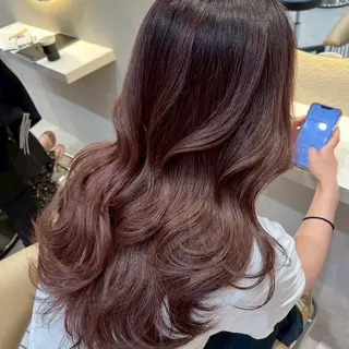 ロング カラー 井口 そらのヘアスタイル