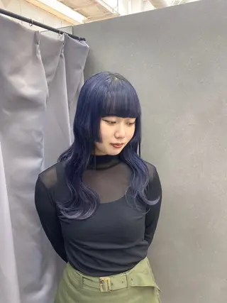 ロング カラー あいり 福岡美容師のヘアスタイル