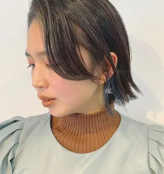 ショート カラー CreBiA ten_所属・ヤマグチ リョウのヘアスタイル