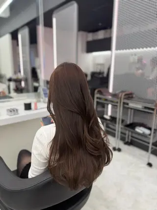 ロング カラー 🤍レイヤー/顔周り /hirari🤍のヘアスタイル