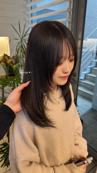 ロング カラー ヘアアレンジ ᵐⁱᵏⁱᵏᵒ / レイヤー★のヘアスタイル